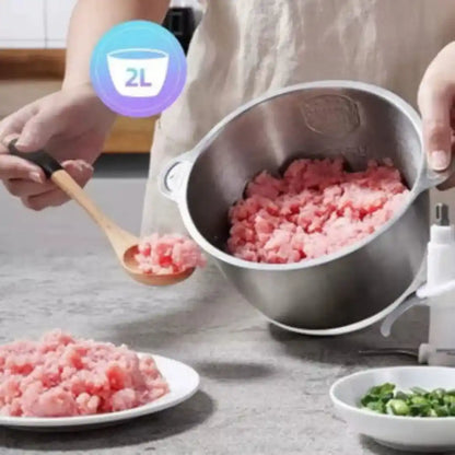 Picadora eléctrica para Carne y Verduras - Cocina sin esfuerzo