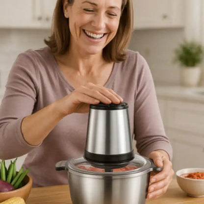 Picadora eléctrica para Carne y Verduras - Cocina sin esfuerzo