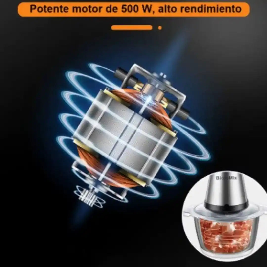 Picadora eléctrica para Carne y Verduras - Cocina sin esfuerzo