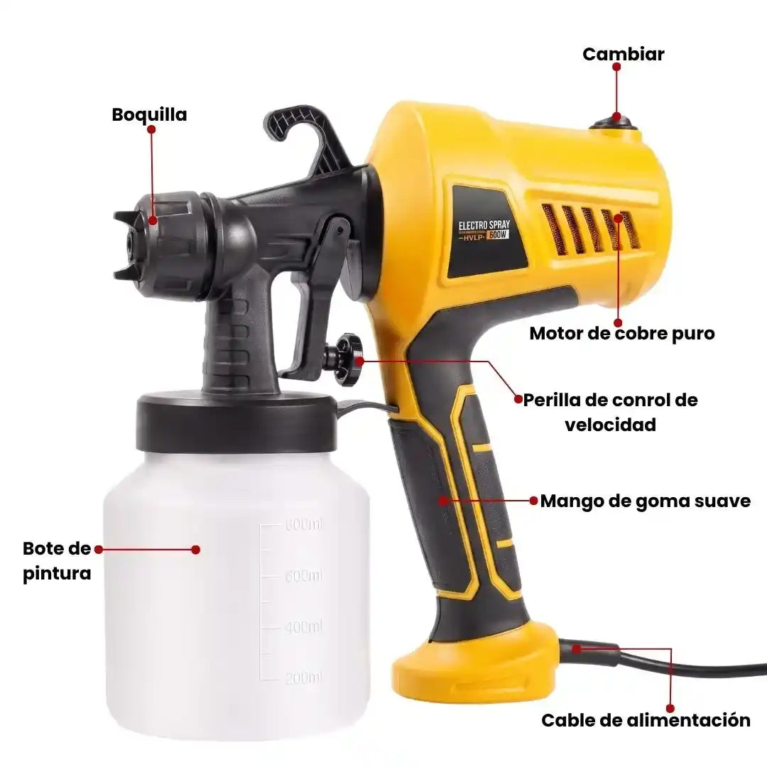 Pistola de Pintura Eléctrica Profesional TurboSpray PRO™