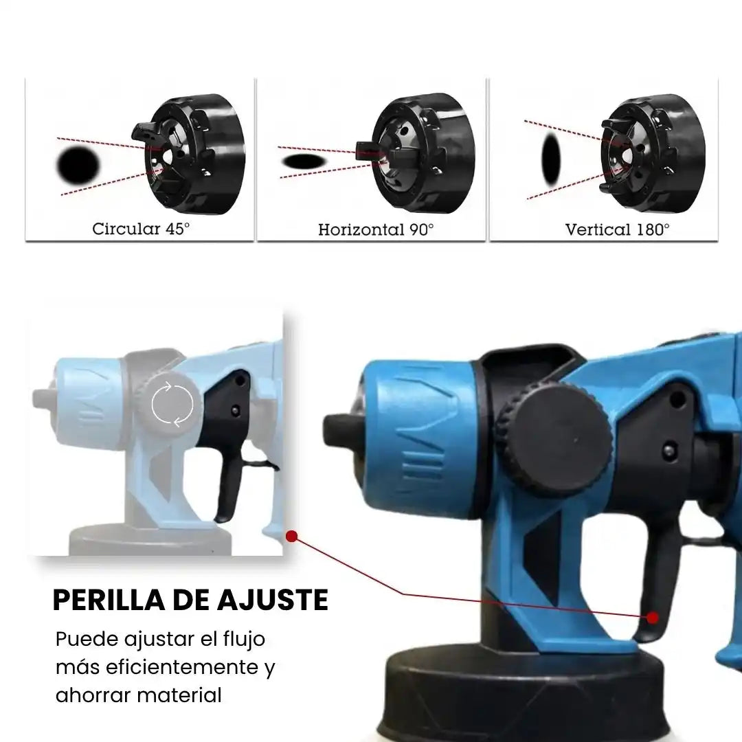 Pistola de Pintura Inalámbrica Profesional TurboSpray PRO™
