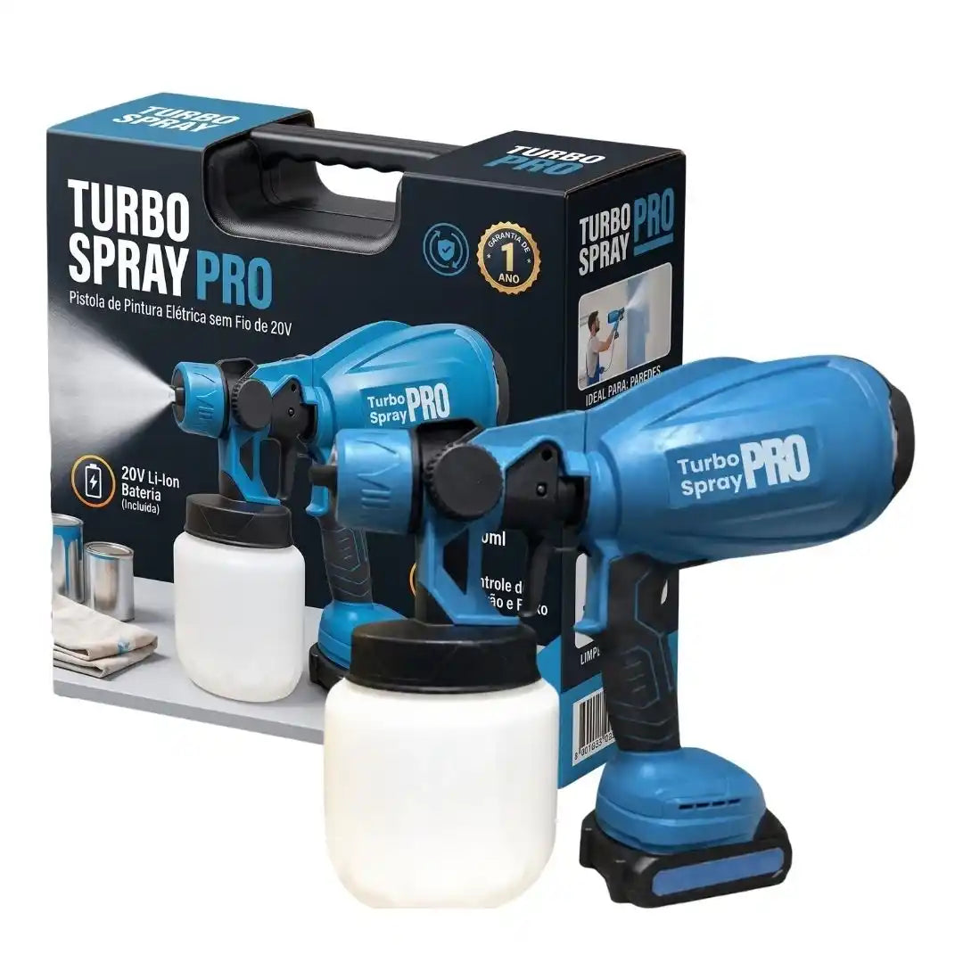 Pistola de Pintura Inalámbrica Profesional TurboSpray PRO™
