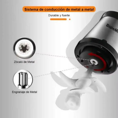 Picadora eléctrica para Carne y Verduras - Cocina sin esfuerzo