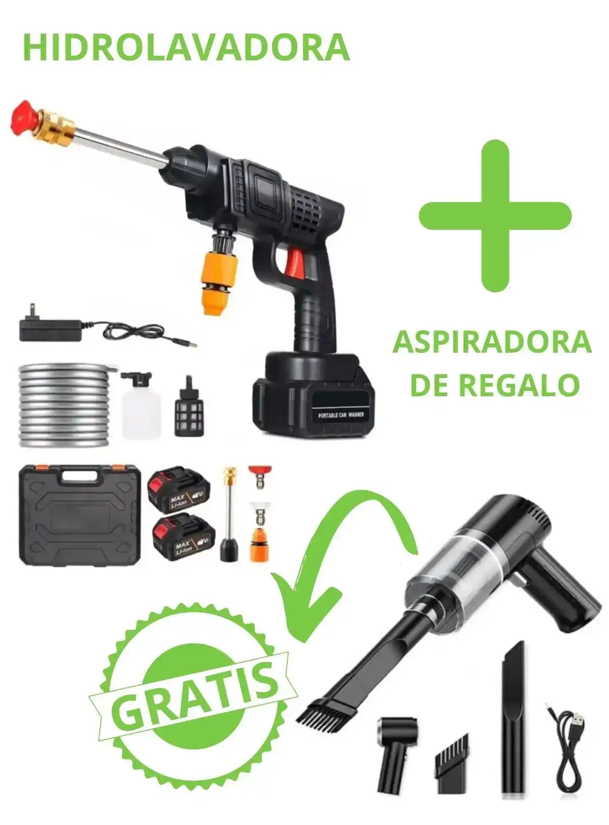 Hidrolavadora + Aspiradora